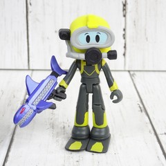 Roblox DevSeries SHARK BITE 2: SHARK CAGE Gray Scuba Diver Figure ONLY