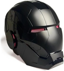 Autoking Iron Man Black MK5 Helmet Electronic Voice Activated Cosplay Mask New