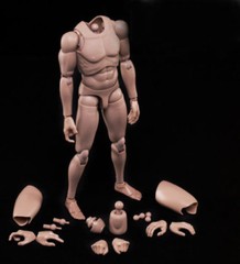 USA MX02-A 1/6 Scale Europe Skin Male Action Figure Body Model Fit Head w/Neck