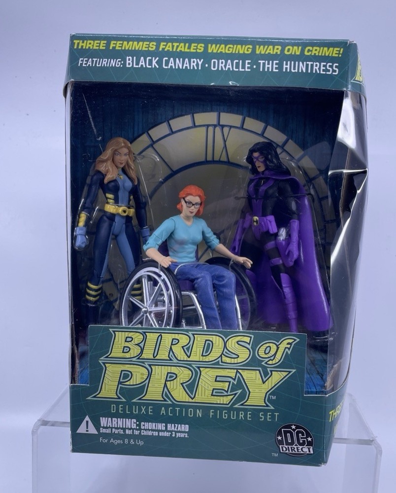 BIRDS OF PREY Black Canary Oracle Huntress action figure set – DC Direct Batgirl