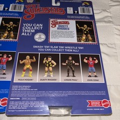 WWE MATTEL LJN SUPERSTARS 1980s Retro DUSTY RHODES 8″ 2 Color Variants