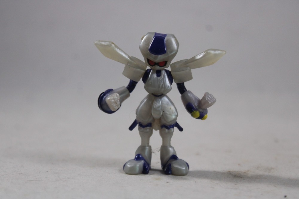 Medabots Silver ROKUSHO Robot 2.5” Figure Toy 2001 Hasbro Takara