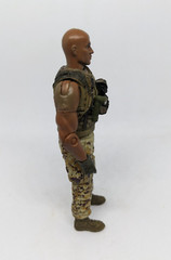2004 BBI Elite Force USMC Omar Delgado Machine Gunner figure 1/18 G.I. Joe KO