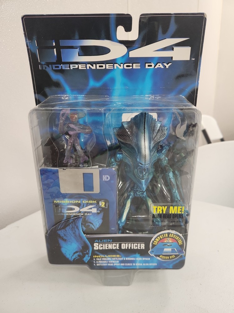 Independence Day ‘ID4’ Alien Science Officers Action Figure 1996 New