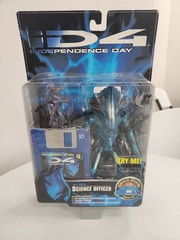 Independence Day ‘ID4’ Alien Science Officers Action Figure 1996 New