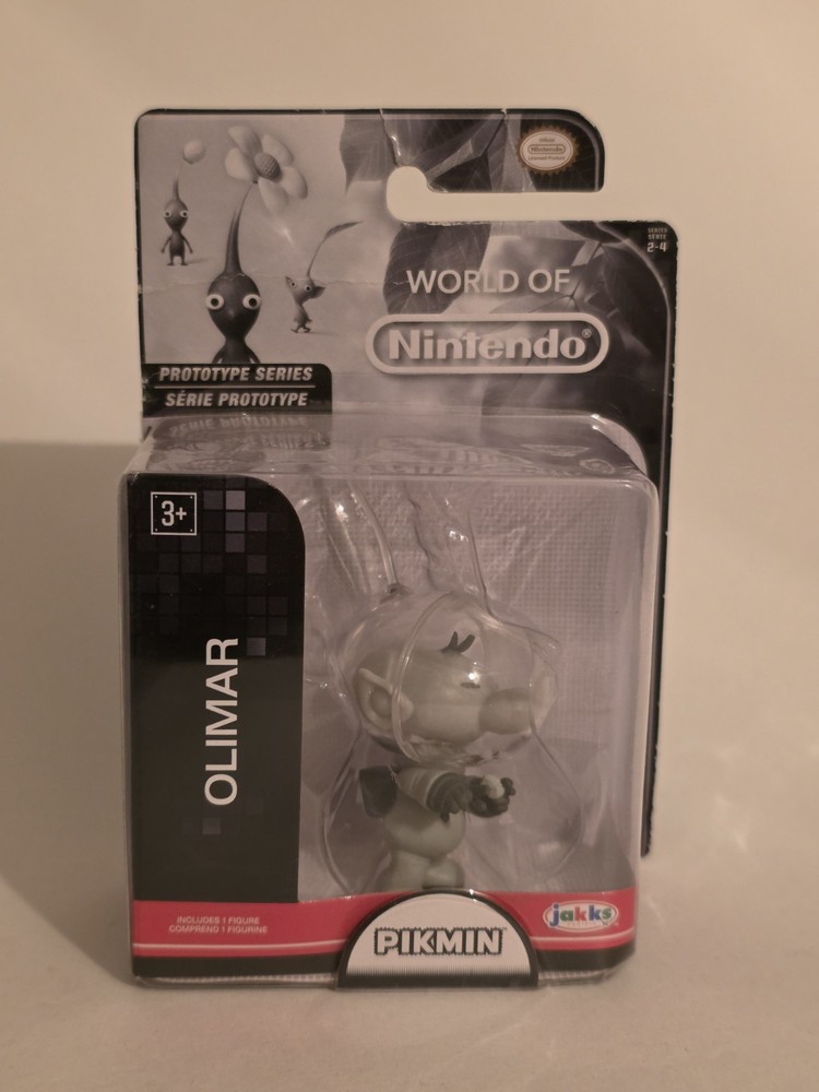 JAKKS PACIFIC World Of Nintendo PIKMIN Prototype Black & White OLIMAR Chase