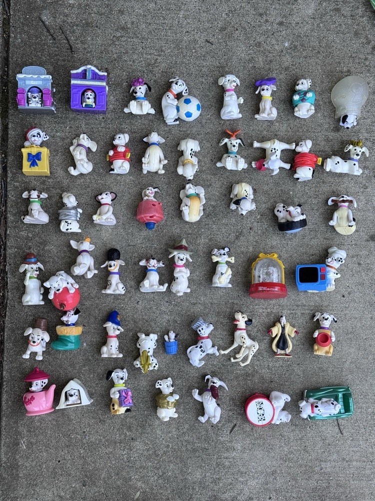 101 Dalmatians McDonald’s Toys Lot Of 50 Different No Doubles Disney Vintage Lot