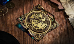 Official League of Legends Arcane Jinx Record Metal Badge Rotatable Souvenir