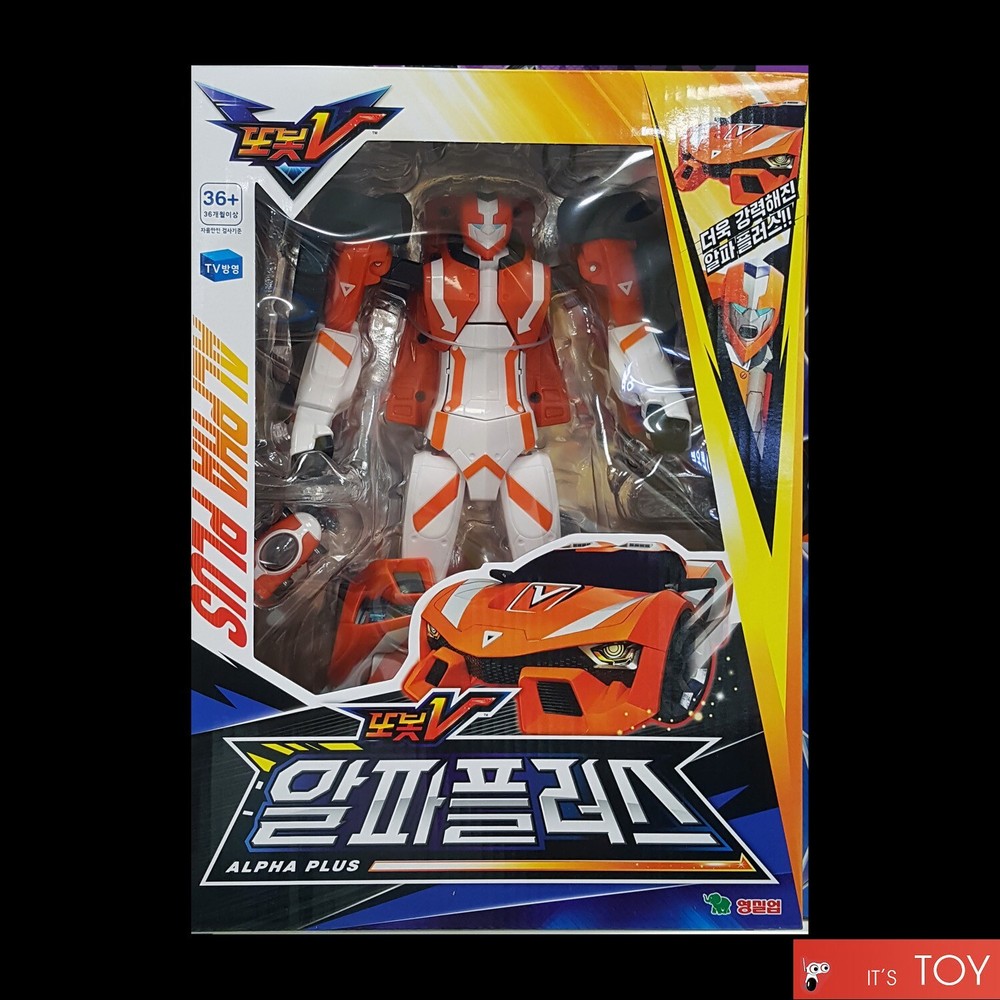 TOBOT V ALPHA PLUS Alphaplus Transforming Robot Sports Car Figure Young Toys
