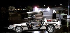 NECA Back to the Future Tales From Space Ultimate Marty McFly Diorama Backdrop 2