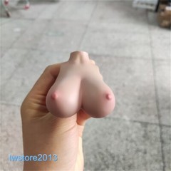 1:6 Suntan Small Breast Bust Cover Model For 12” Female TBL Action Figure Body