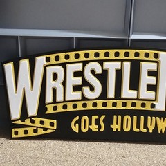 WWE Mattel WrestleMania 39 Goes Hollywood 2023 8 X 3 Logo Accessory