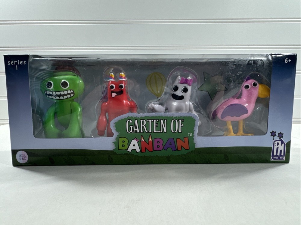 Garten Of BanBan 4 Figure Set Series 1 Collectible Toys NIB