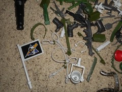 Coleco Rambo Savage Strike Headquarters HQ Base Vintage parts to Complete lot