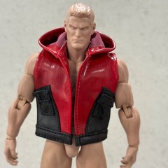 B-Grade 1/12 Custom Hooded Vest for McFarlane Dawn of DC Red Hood