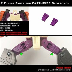 Shockwave Lab Filling Parts Upgrade Kit For Legacy United Evolution Kingdom