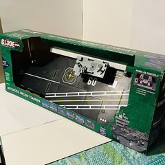GI Joe USS Saratoga Motorized Aircraft Carrier W Box Jets Helicopter Works Video