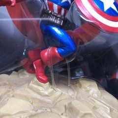 Marvel Legends Captain America Titanium Series Die Cast Hasbro 2007