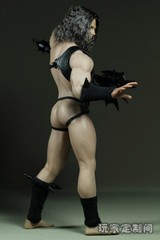 1/6 The Shocker Male Black Sexy Clothes Set Model Toy for 12″ Figure Action Body