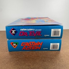 Playing Mantis Captain Action & Dr. Evil Action Figures 1998 Lot of 2 Boxed