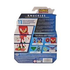 Jakks Pacific 4 Inch Sonic the Hedgehog Figures Wave 21 Knuckles Star Spring