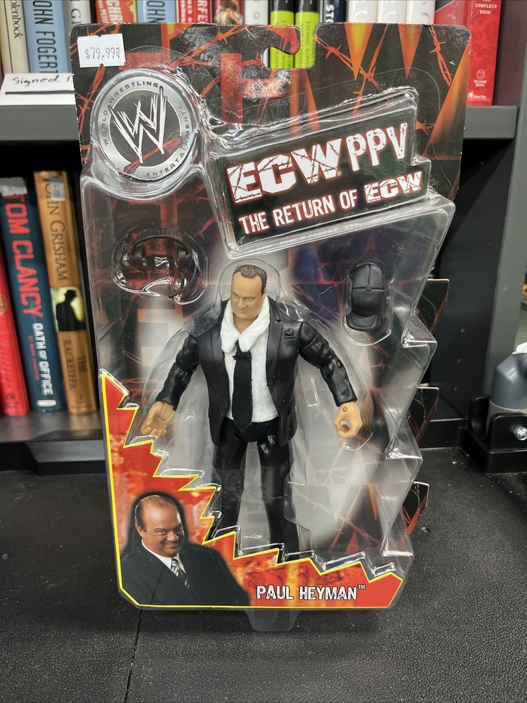 WWE Jakks Pacific Wrestling ECW PPV The Return Of ECW Paul Heyman Action Figure