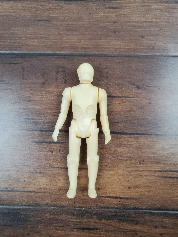 Vtg 1978 Star Wars Kenner Death Star Droid Figure Stripped Chrome Dechromed