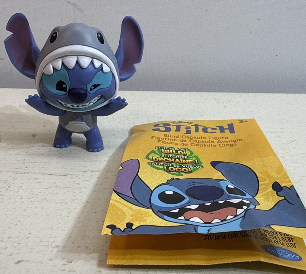 Disney Stitch Goes Wild STITCH SHARK Figure NEW *READ*