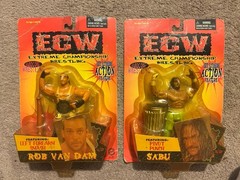 ECW figures Rob Van Dam & Sabu