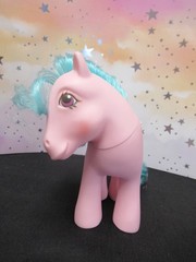 My Little Pony G1 Sundae Best Banana Surprise Pink Blue 1987 Hasbro cream split
