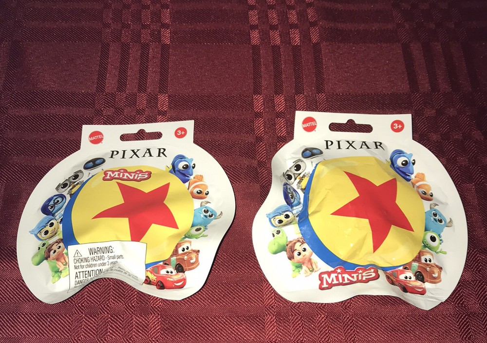 2X MATTEL PIXAR MINIS BLIND BAGS SEALED SET NEW