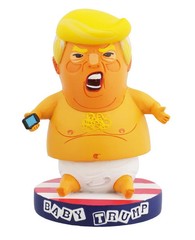 Royal Bobbles 5.5″ Angry BABY DONALD TRUMP US-president BobbleHips +5 Baby