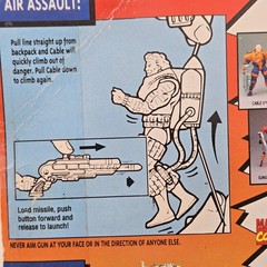 Toy Biz Marvel X-Men X-Force Cable Action Figure 1994 Air Assault 4th Ed Vintage