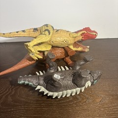 Jurrasic Park Toy Lot 13 Dinosaurs Suchomimus Triceratops Ankylosaurus And More
