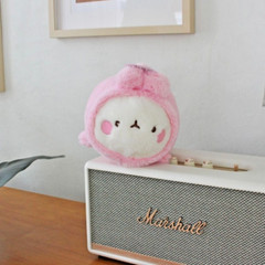 9.84″ Molang Lying Soft fluffy Plush Doll Renewal Korean Official 25cm Kawaii