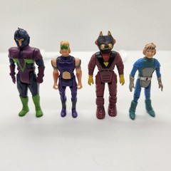 Vintage Action Figure Lot Of 4 Dino Riders Battletech Sky Commander Mixed Lot