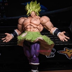 1/10 Handmade Custom Green Wired Skirt For 9” SHF Broly Action Figure（No Figure