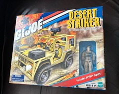 GI Joe Desert Striker All-Terrain Desert Patrol Vehicle / Flint Hasbro 2001 New