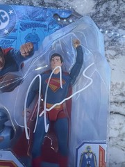 SUPERMAN MOVIE 12 Figure Hand Signed David Corenswet, DC Studios, New With COA