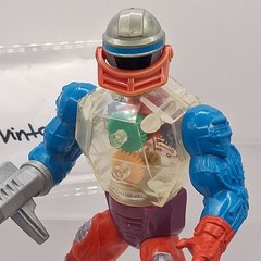 Vtg ROBOTO Motu Masters Of The Universe He-Man Action Figure Wave 4 100% 25-21