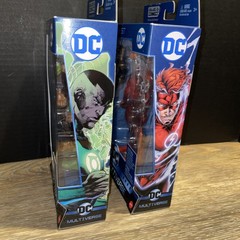 DC Multiverse John Stewart & Wally West Figures Click & Connect Ninja Batman