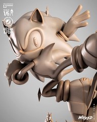 3D Printed Fan Art Sonic the Hedgehog Sculpture by Wicked