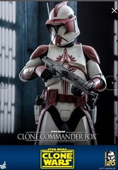 Hot Toys TMS103 STAR WARS: THE CLONE WARS 1/6 Clone Commander Fox Figure