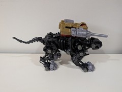 Zoids Wild ZW36 Rising Liger Action Figure Gold Red Model Kit Takara