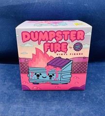 Dumpster Fire – Toxic Waste Vinyl Figure – Nuclear Blue Edition – SDCC 2023