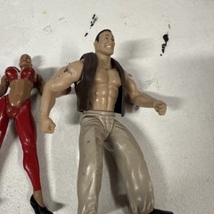 Lot of 6 WWE Wrestling figures Jakks Signature And Bone Crushing Series Kane, Dx