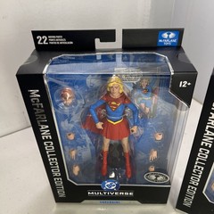 McFarlane DC Multiverse Collectors SUPERGIRL PLATINUM CHASE + Regular New !!