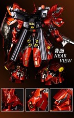 GUNDAM Chogokin MSN-04 Sazabi Matel Coloring Action Figure DIY Kits Gift Boxed