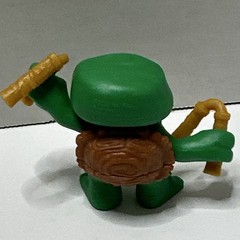 Just Play TMNT Michelangelo Turtle Action Figure w/ Nunchucks, 2023