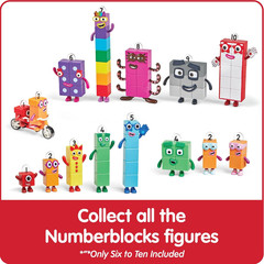 Numberblocks Friends Six to Ten Figures – Official Licensed Character Action Fig